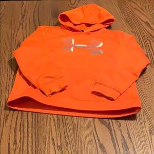 Orange under armor hoodie